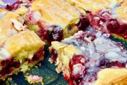 Это настоящий восторг: венский вишневый пирог с глазурью (видео)