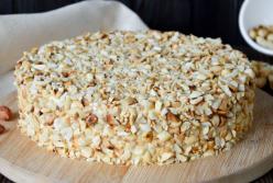 Ароматный арахисовый торт за несколько минут (видео)