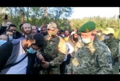 Хасид пытался попасть в Украину через болото (видео)