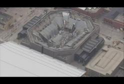 Как в США взорвали крышу большой баскетбольной арены (видео)