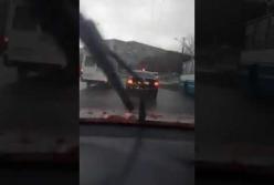 "Почти Венеция": в Днепре затопило улицы (видео)