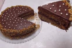 Невероятный постный торт "Сказка": воздушный бисквит и нежный банановый крем (видео)