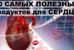 Самые полезные продукты для здоровья сердца и сосудов (видео)