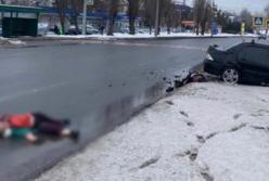 В Харькове автомобиль насмерть сбил двух женщин на пешеходном переходе (видео)