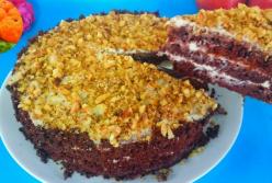 Шоколадный торт "Всегда Удачный" на кефире (видео)