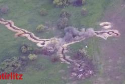 Бойцы ВСУ метким ударом уничтожили БМП боевиков на Донбассе (видео)