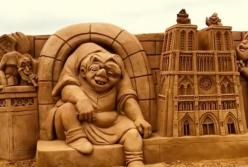 Самые крутые скульптуры из песка (видео)