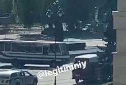 Луцкий террорист подорвал гранату (видео)