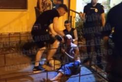 В Киеве произошла массовая драка (видео)