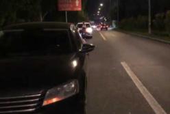 В Запорожской области женщину сбила машина, когда та убегала от своего возлюбленного (видео)