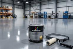 Двокомпонентна епоксидна фарба для бетону EpoxyBeton Kompozit: інструкція, адгезія та сфера застосування