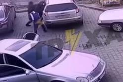 На одной из заправок Харькова произошло дерзкое ограбление (видео)