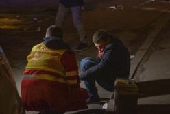 В Киеве пьяный таксист устроил ДТП и уснул в машине копов (видео)