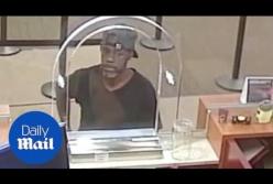 Хотел ограбить банк и передал кассиру своё имя и адрес (видео)