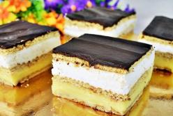 Торт "Эклер": простой и невероятно вкусный десерт без выпечки (видео)