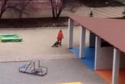 Тащила ребенка по земле: в Запорожье разгорелся скандал в садике (видео)