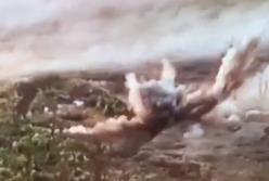 В сети показали уничтожение блиндажа сепаратистов (видео)