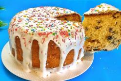 Гигантский, пышный и вкусный пасхальный кулич (видео)