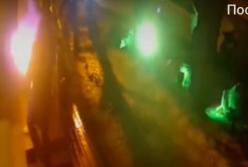 В Днепре подожгли кафе с людьми: видео момента подпала (видео)