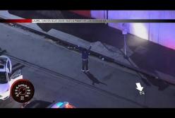 Задержанный мужчина решил станцевать перед полицейскими (видео)