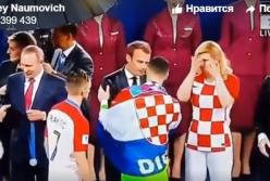 Президентов Хорватии и Франции оставили мокнуть под ливнем: зонт достался только Путину (видео)