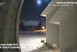 Крупный метеорит взорвался в небе над США (видео)