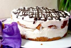 Шикарный торт без выпечки - за 5 минут: вкуснее, чем Тирамису (видео)