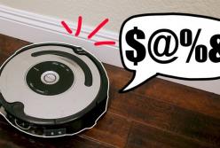 Робот-пылесос матерится, когда сталкивается с препятствием (видео)