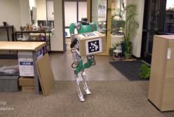 Человекоподобного робота научили носить коробки (видео)