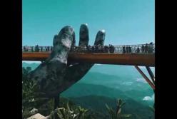 Невероятный Золотой мост во Вьетнаме (видео) 