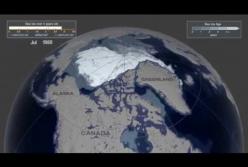 Ученые показали катастрофическое таяние льдов Арктики (видео)