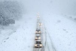Снегопад в Турции в разгар пляжного сезона (видео)