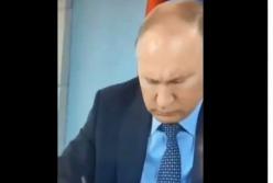 В сети высмеяли Путина, рисующего каракули на совещании (видео)