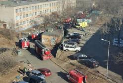 Паника и детские крики: пожар в школе Росcии - кадры внутри (видео)