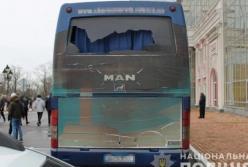 В Одессе разгромили автобус «Черноморца» (видео)