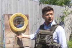 Появилось видео пребывания Зеленского на передовой (видео)
