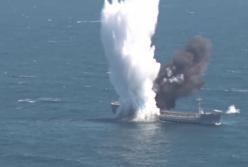 Турецкая подводная лодка потопила танкер в Черном море (видео)