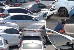 Безумная картина: Как выглядит самая переполненная парковка в мире (видео)