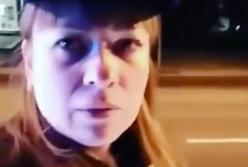 Вопиющие хамство полицейской в Харькове: материлась, затем устроила ДТП (видео)