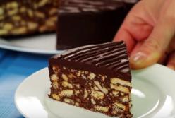 Просто пальчики оближешь: невероятно вкусный шоколадный торт без выпечки (видео)