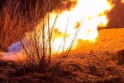 Возле аэропорта "Львов" горел газопровод (видео)