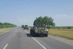 Замечена колонна неизвестной бронетехники возле Украины в Приднестровье (видео)