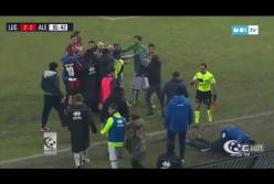 Итальянский тренер совершил неадекватный поступок (видео)