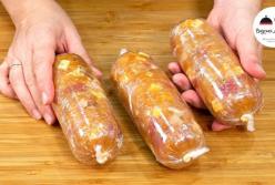 Вот самый простой рецепт домашней колбасы (видео)