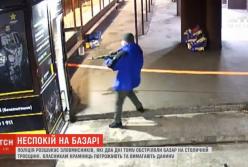 В Киеве бандиты терроризируют рынок, требуя с продавцов 10 тысяч долларов в месяц (видео)