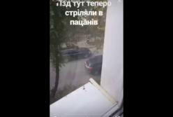 Свидетели сняли на видео стрельбу в Коломые (видео)