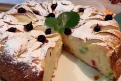 Невероятно простой пирог из творожного теста: нежный десерт с яблоками (видео)