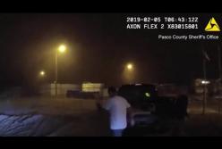 Пьяный водитель решил станцевать полицейским (видео)