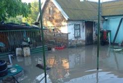 Мелитополь затопило дождевой водой (видео)