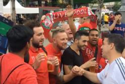 Фанаты зажигают в центре Киева: совместный гимн фанов "Ливерпуля" и "Реала" (видео)